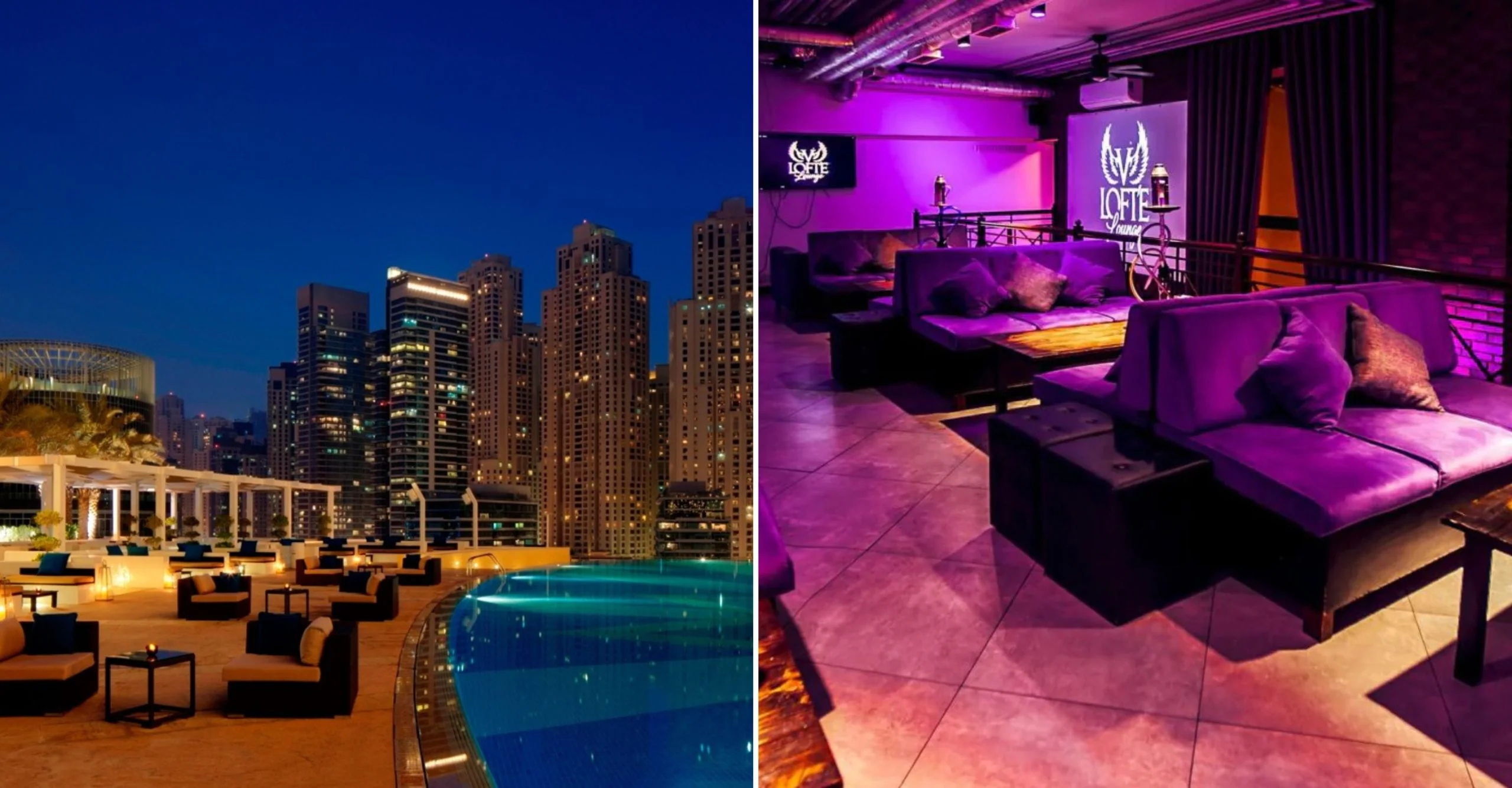 Dubai lifestyle shisha, Sheikh Zayed Road traffic, JBR supercars, luxurious shisha cloud - A Guide to the Best Shisha Places in Dubai – Riblor