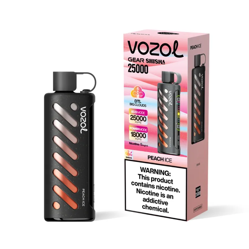 VOZOL Shisha 25000 digital screen vape, vape with battery display - Vozol GEAR SHISHA 25000 | 25k dual mode 25000 puffs, smart screen ...