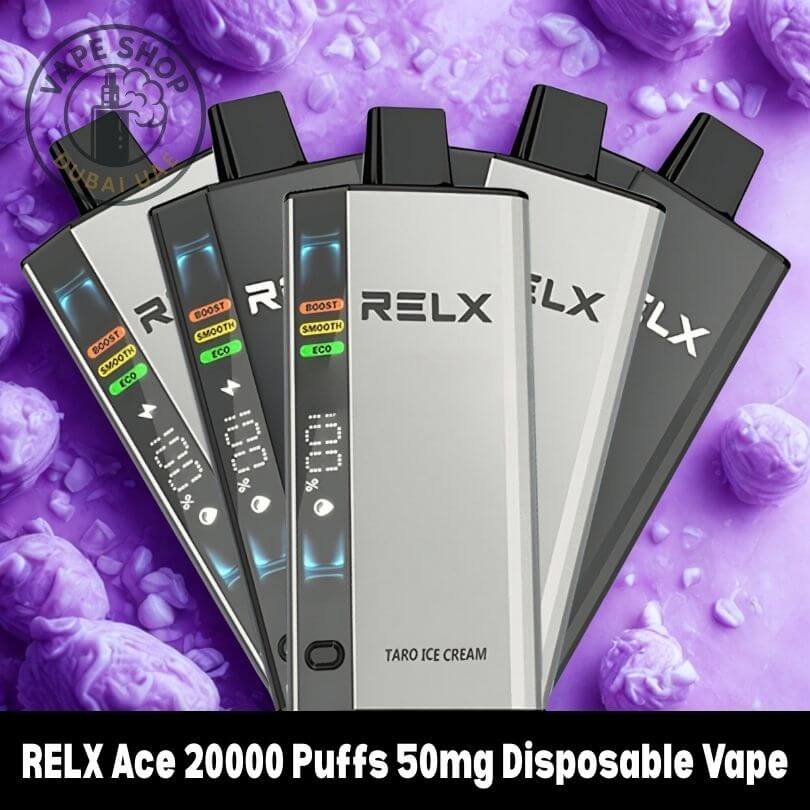 RELX ACE 20000 luxury night out vape, metallic vape desert driving, durable e-cigarette Dubai, elegant vape accessory - RELX Ace 20000 Puffs Price in Dubai | Buy 50mg Vape