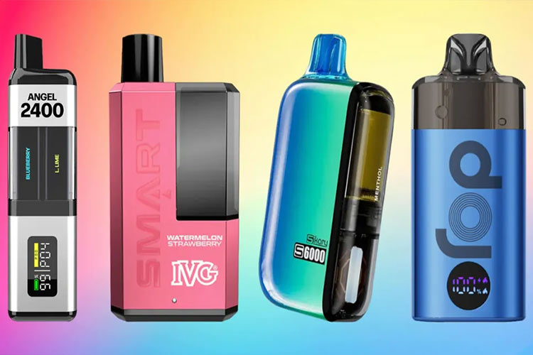 Variety of disposable vapes UAE, popular vape devices collection, top vape brands Middle East
