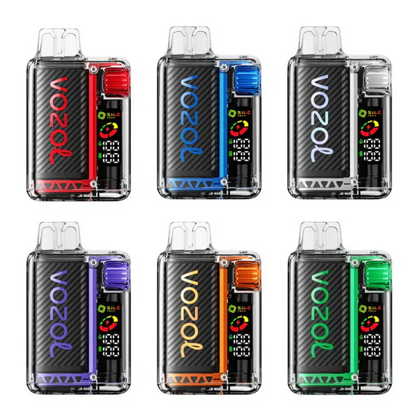 VOZOL Vista transparent vape club lights, glowing internal coils vape nightlife, cyberpunk vape in club - Vozol Vista 20000 Puffs Rechargeable Disposable Vape Cheap Online ...