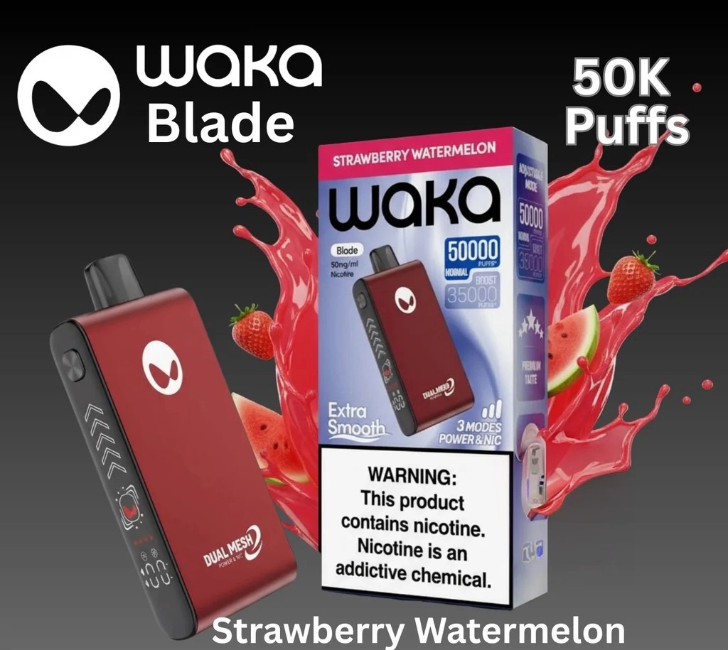 Waka 50000 Puffs vs Pod Salt Bar 6000, vape quantity vs quality scales, small vs large vape devices - Waka Blade 50000 Puffs Disposable Vape - Vapico