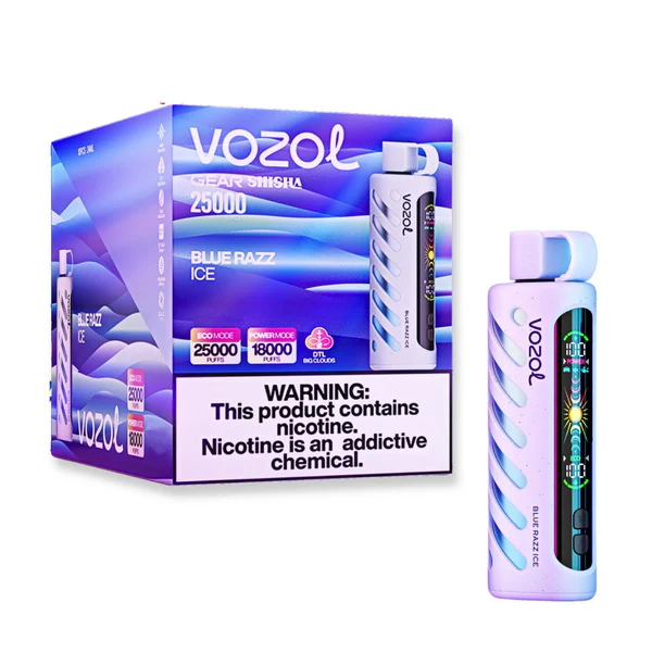 VOZOL Shisha 25000 Christmas gift, Vape device wrapped as present, Best vape gift for holidays - Vozol Gear Shisha 25000 Kis | 10-Pack | Wholesale - IDEA VAPE