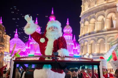 Burj Khalifa Christmas lights, Global Village Dubai festive, Dubai holiday season, sparkling city - Ring in the New Year at Global Village Dubai with magic, snow, and ...