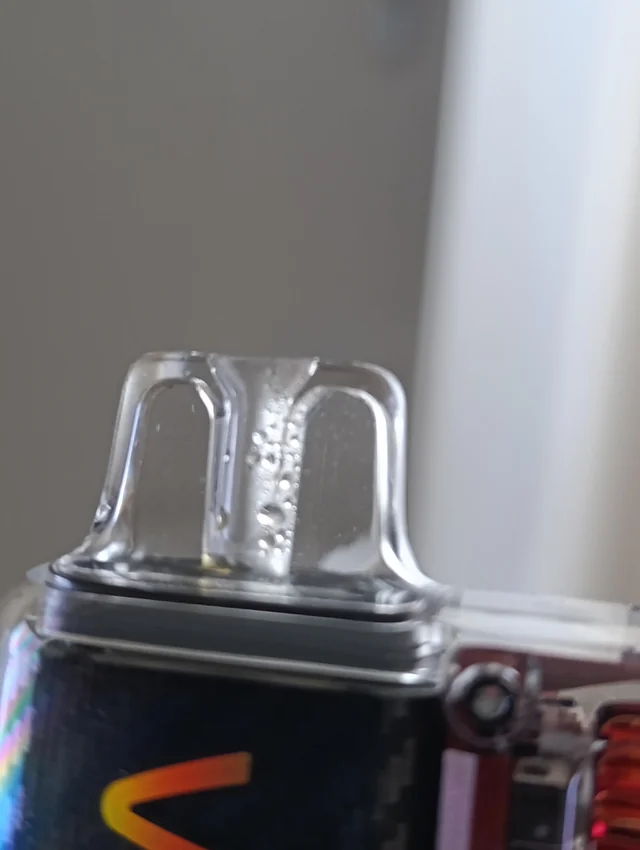 Vape mouthpiece condensation, e-liquid droplets, vapor cooling, close-up vape drip tip, liquid buildup - what should i do to tiny droplets on mouth piece : r/Vaping